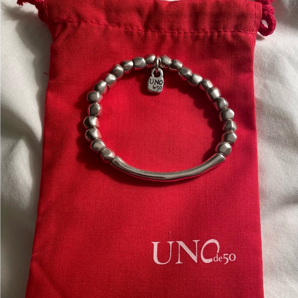 Uno de 50 Beaded Stretch Tubular Bracelet